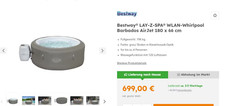 Bestway lay spa gebraucht kaufen  Michelfeld