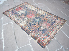 Tapete caucasiano antigo fabuloso 48"" x 88"" item de colecionador fragmento tapete usado comprar usado  Enviando para Brazil
