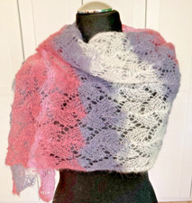 Gestrickte stola handarbeit gebraucht kaufen  Berlin