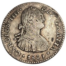 ESPAÑA. CARLOS IV. REAL. 1801. MEXICO. FM. comprar usado  Enviando para Brazil
