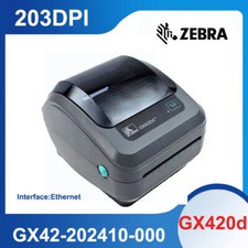 Impressora de etiquetas térmica direta de código de barras Zebra GX420d Ethernet GX42-202410-000 comprar usado  Enviando para Brazil