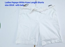 ladies white knee length shorts for sale ladies white knee length shorts for sale CANNOCK