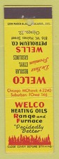 Matchbook cover welco d'occasion  Expédié en Belgium