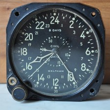 Aircraft cockpit clock for sale  BRAMPTON