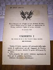 Regio decreto sostit usato  Italia