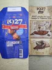 Embalagem turca de chocolate ao leite de avelã Nestlé 1927. Colecionadores vintage  comprar usado  Enviando para Brazil