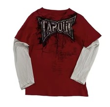 Camiseta masculina manga longa gráfica em camadas tamanho M média MMA, usado comprar usado  Enviando para Brazil