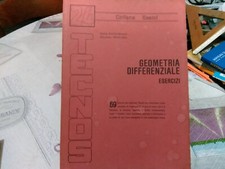 Geometria differenziale eserci usato  Italia