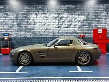 Usado, Mercedes-Benz SLS AMG Monza cinza Magno Dealer Edition em escala 1/18 Minichamps comprar usado  Enviando para Brazil
