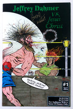 EDIÇÃO ASSINADA Jeffrey Dahmer VS. Jesus Christ Comic 1993 #1 1ST Hart D. Fisher, usado comprar usado  Enviando para Brazil