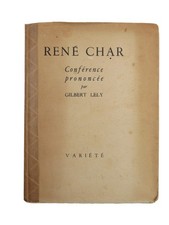 René char conférence d'occasion  France
