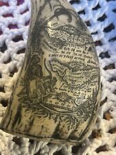 Scrimshaw faux whale for sale  San Diego