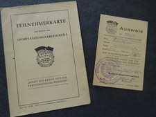 Sportleistungsabzeichen urkund gebraucht kaufen  Langenenslingen