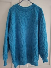 Pullover handgestrickt türkis gebraucht kaufen  Trittau