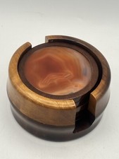 Conjunto de 6 montanhas-russas de madeira e ágata com suporte por Andre Pedras  comprar usado  Enviando para Brazil