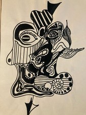 Beau dessin encre d'occasion  Toulouse-