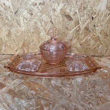 Vintage pink pressed for sale  MALVERN