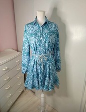 Robe chemise bleue d'occasion  Neauphle-le-Château
