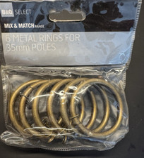 Metal rings 35mm for sale  BIRMINGHAM