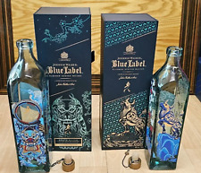Johnnie Walker Blue Label Scotch Whiskey 750ml caixa de garrafa KOREA SEOUL EDITION *1, usado comprar usado  Enviando para Brazil