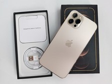 Na Caixa - iPhone 12 Pro Max 128GB/256GB/512GB (Desbloqueado) com FACE ID - DOURADO comprar usado  Enviando para Brazil