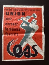 Affiche parti communiste d'occasion  Orleans-