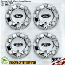 Calota central de roda Ford F-250 F-350 SRW Duty - Cromada sem furo C3693R 7C3Z1130AA comprar usado  Enviando para Brazil