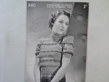 Original 1940 knitting for sale  REDCAR