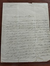 1858 lettera pittore usato 1858 lettera pittore usato  Roma