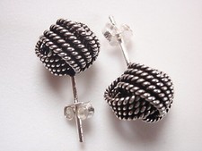 Brincos de prata esterlina 925 estilo corda Bali  comprar usado  Enviando para Brazil