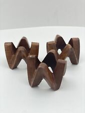 teak holder napkin vintage for sale  Rowlett