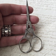 CISEAUX Tour Eiffel Couture Anciens 1920 Circa ART DECO SEWING Scissors comprar usado CISEAUX Tour Eiffel Couture Anciens 1920 Circa ART DECO SEWING Scissors comprar usado  Enviando para Brazil