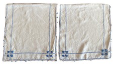 Vintage linen embroidered for sale  Brooklyn
