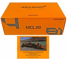 Carro miniatura McLaren F1 Team MCL38 Oscar Piastri Miami GP 2024 escala 1/12 comprar usado Carro miniatura McLaren F1 Team MCL38 Oscar Piastri Miami GP 2024 escala 1/12 comprar usado  Enviando para Brazil