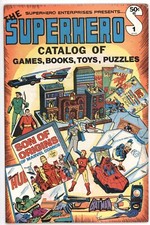 Superhero catalogue catalog for sale  Newark