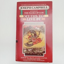 Joseph Campbell Myths to Live By Paperback Book Mythology Collector Vintage 1988 comprar usado  Enviando para Brazil