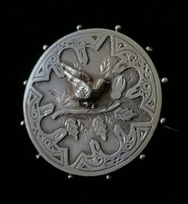 broche antigo vitoriano estético prata esterlina pássaro Hallmarked comprar usado  Enviando para Brazil