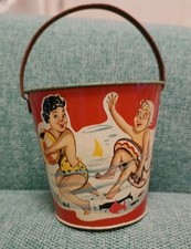 Secchiello latta epoca usato Secchiello latta epoca usato  Italia