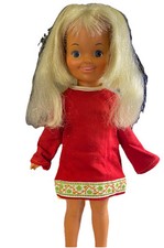 Boneca vintage 1971 Ideal Toy Co Dina cabelo crescente 15"" comprar usado  Enviando para Brazil