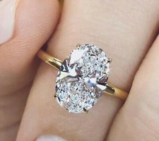 3.85ct oval moissanite for sale  Franklin Park