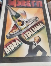 Vintage birra moretti for sale  Rockland