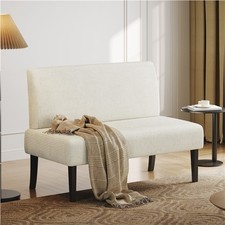 Corduroy armless loveseat for sale  USA