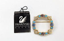 Vtg swarovski turquoise for sale  Pine Bush