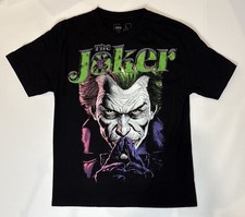 Camiseta masculina manga curta Batman The Joker gráfica preta algodão tamanho grande comprar usado  Enviando para Brazil