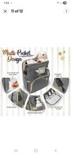 Mochila para fraldas 3 em 1 para bebê com trocador portátil bolsa de viagem para mamãe comprar usado  Enviando para Brazil