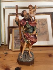 Christopherus holzfigur cm gebraucht kaufen  Wittlich