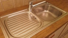 Edelstahlspüle inkl wasserhah gebraucht kaufen  Schnelldorf