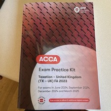 Acca taxation fa2023 for sale  SLEAFORD