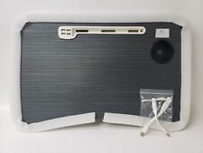•Mesa de cama portátil dobrável mesa bandeja laptop com porta de carregamento USB preta comprar usado  Enviando para Brazil