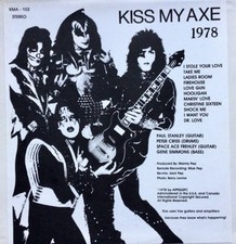 Kiss axe 1978 usato  Vo